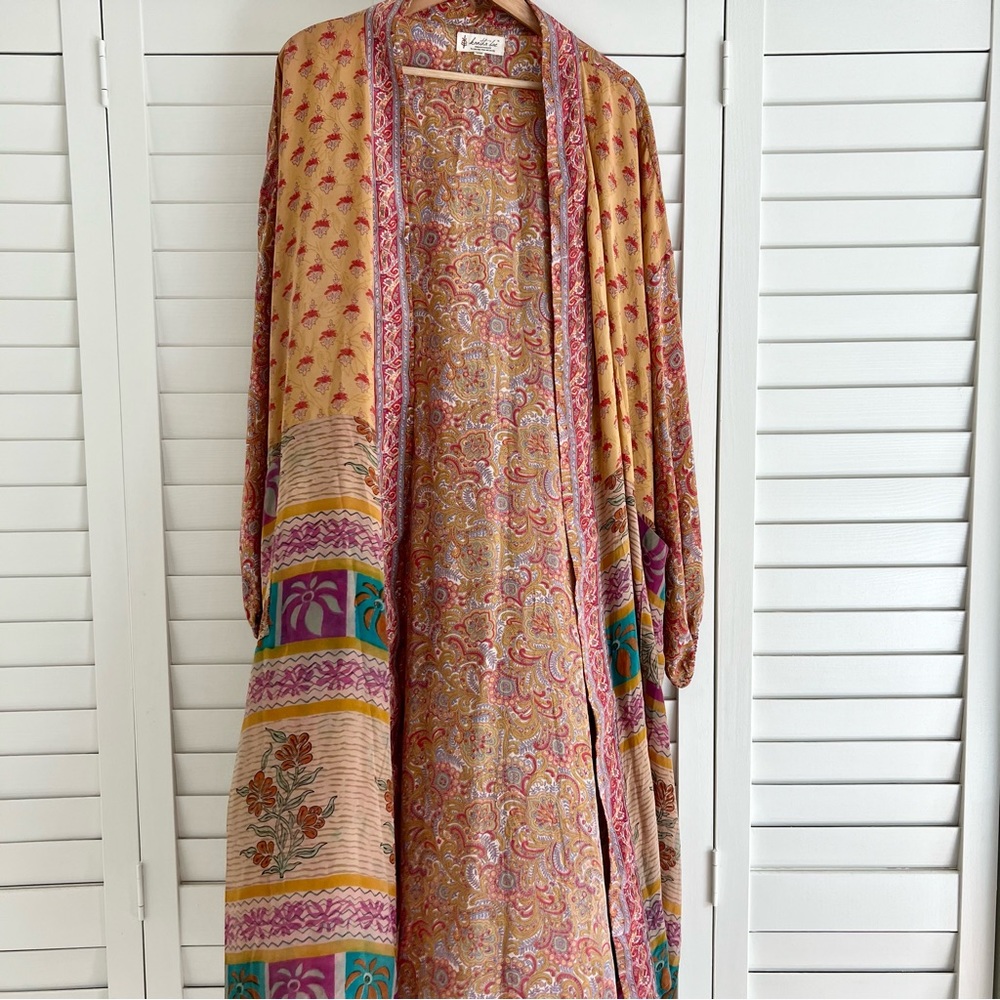 Kantha Bae Crepe Silk Duster